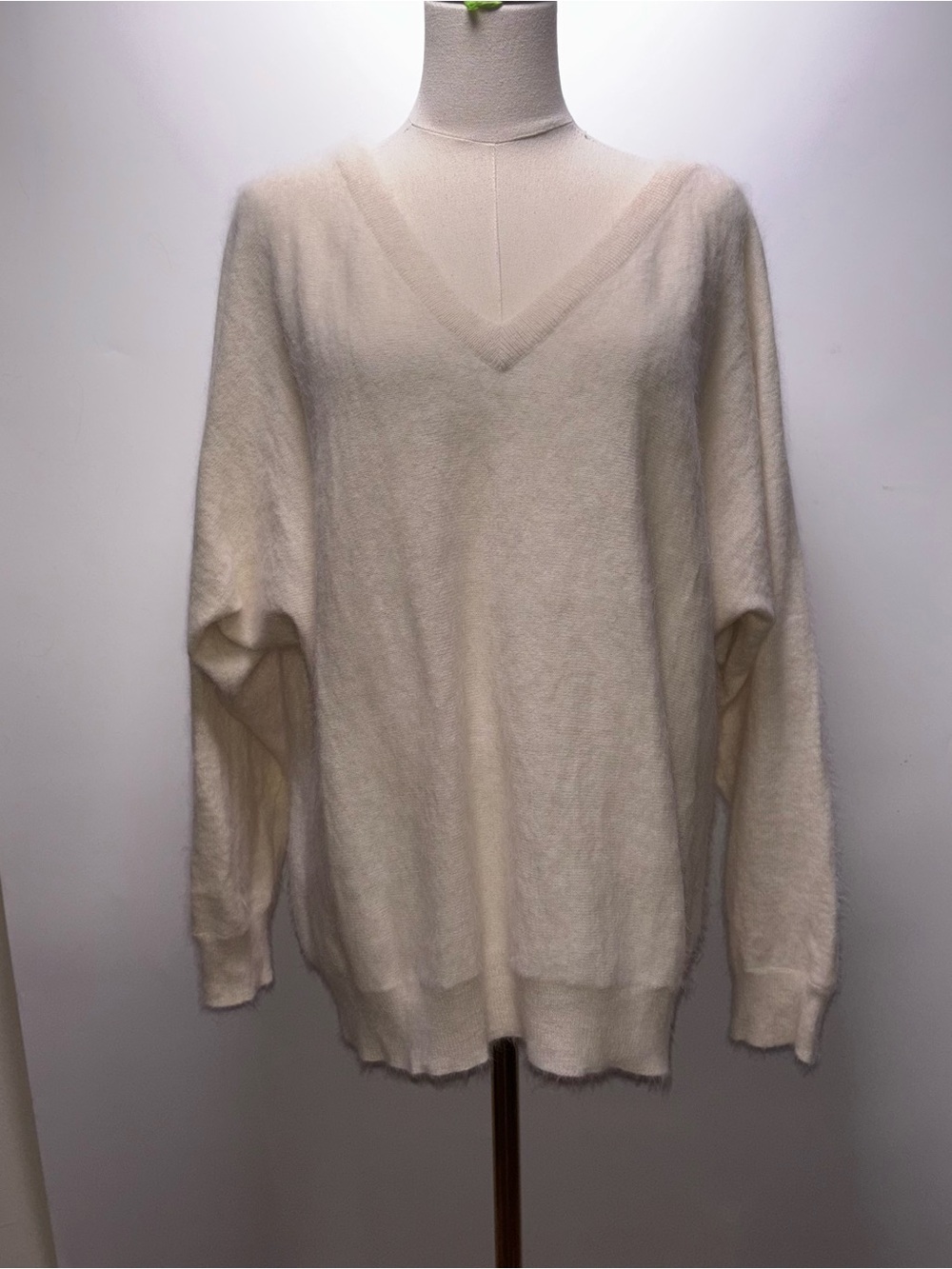 Newport News Easy Style 70% Angora Fuzzy Sweater Size 1X